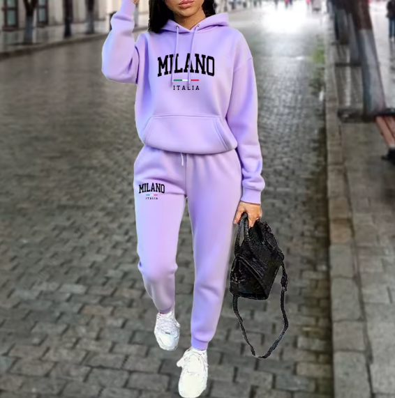 Conjuntos de otoño e invierno para mujer, 2 piezas