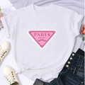 Camiseta estampada de verano para mujer de marca de lujo París