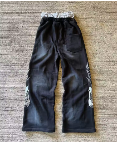 Pantalones de chándal americanos Y2K para hombre