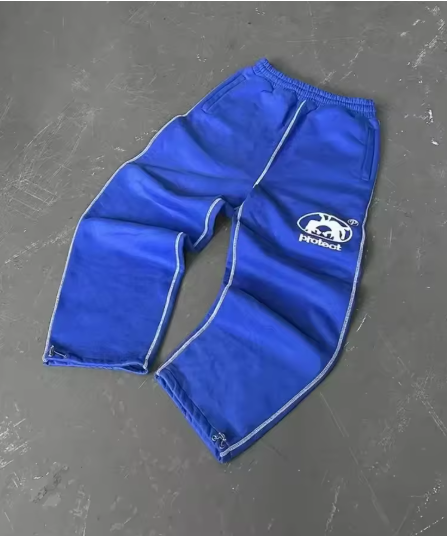 Pantalones de chándal americanos Y2K para hombre