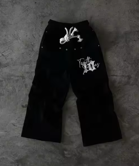 Pantalones de chándal americanos Y2K para hombre