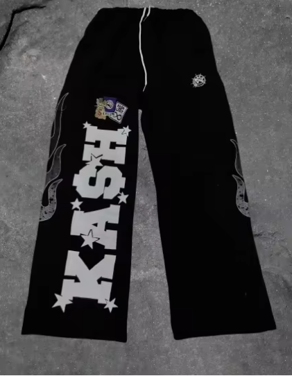 Pantalones de chándal americanos Y2K para hombre