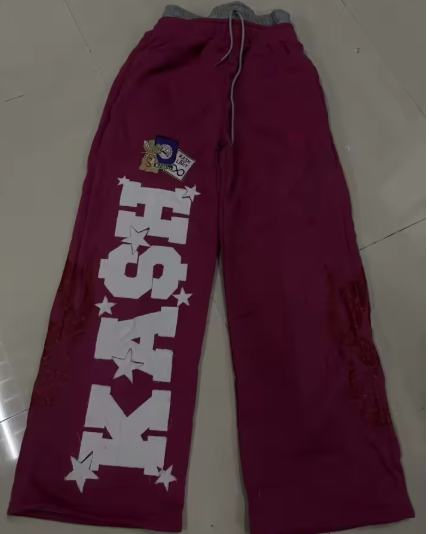 Pantalones de chándal americanos Y2K para hombre