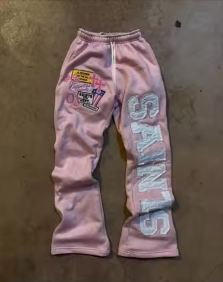 Pantalones deportivos de pierna ancha